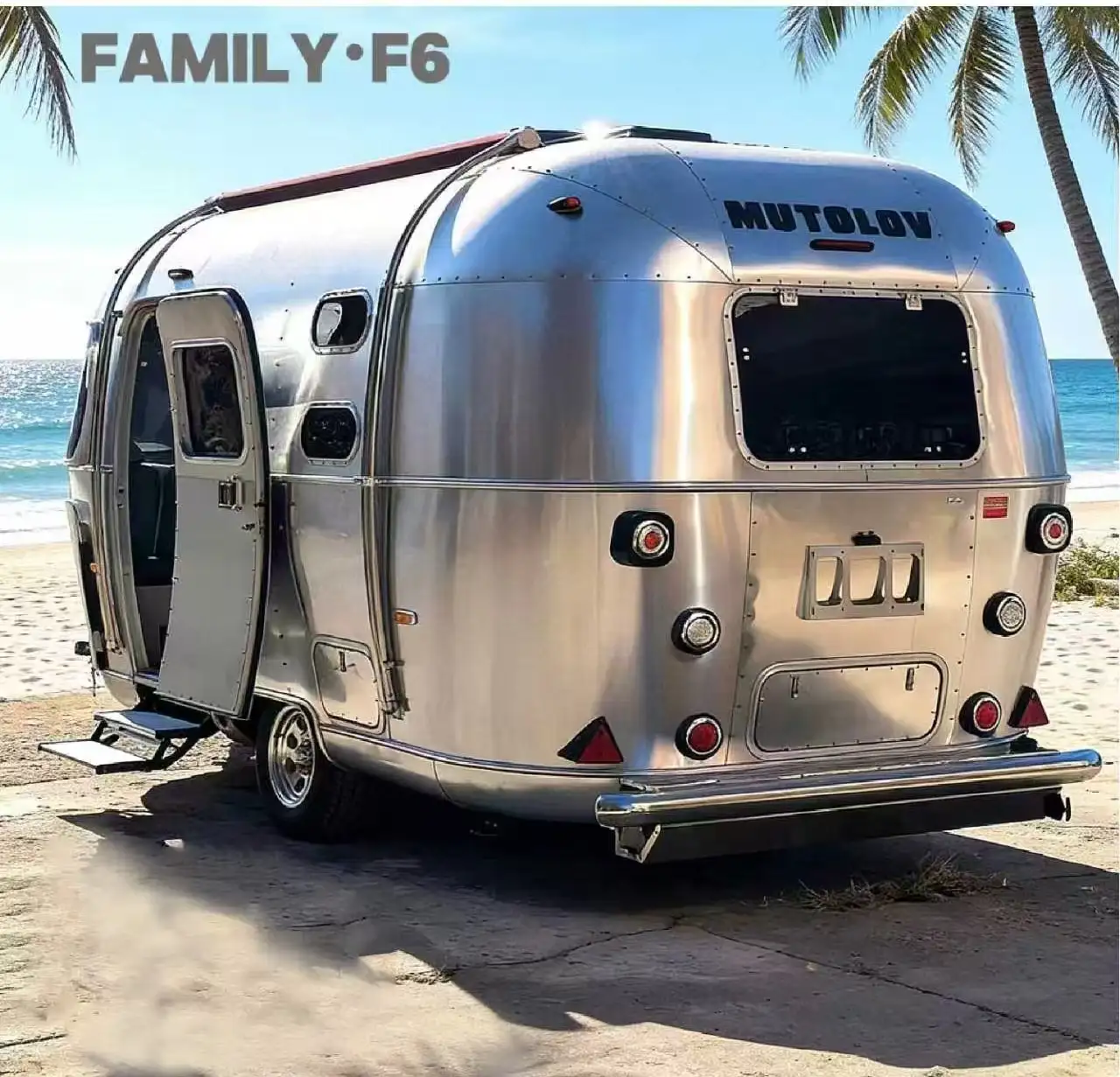 Travel trailer for sale MUTOLOV FAMILY-6 F6 银漫悬挂式房车出售